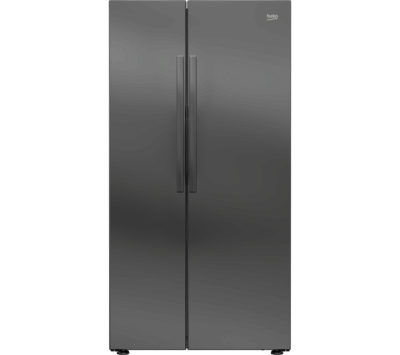 BEKO  RAS121LS American-Style Fridge Freezer - Silver